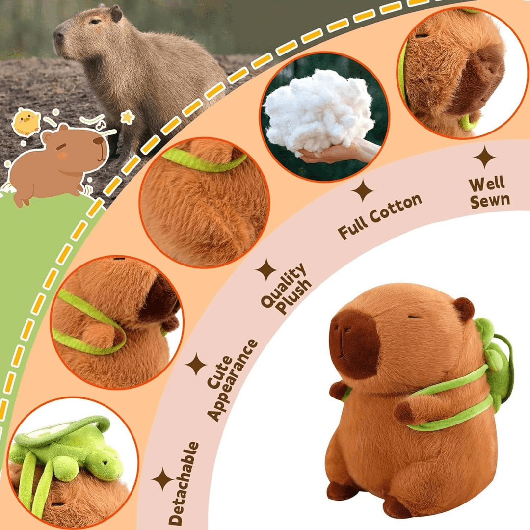 Capybara Weighted Plush